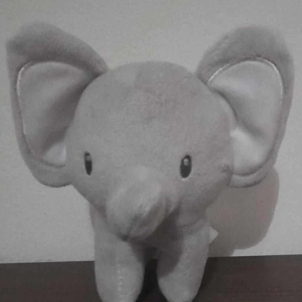 Gray elephant plush toy #kawaii #cute
